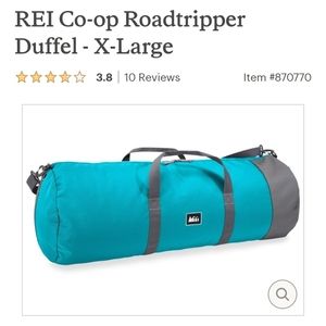 NWT XL Roadtripper duffel 96L